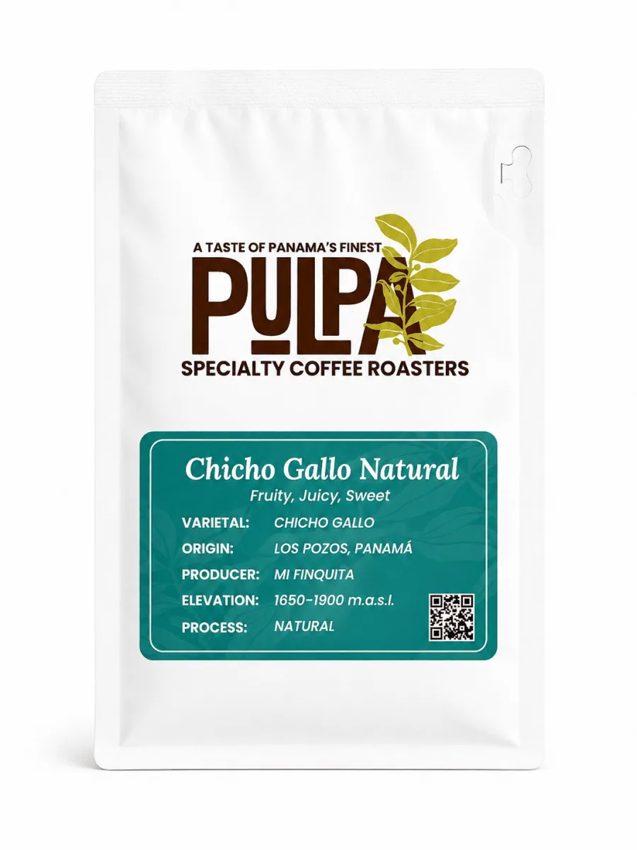 chicho gallo natural mi finquita, panama coffee from pulpa specialty coffee - roastery & coffee lab