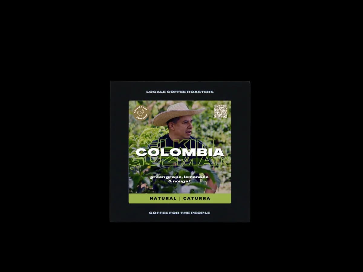 elkin guzman: colombia, colombia coffee from locale coffee roasters wa