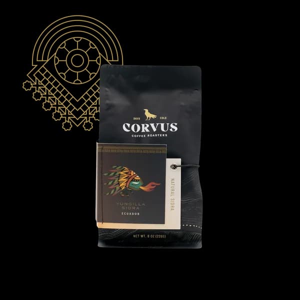 yungilla sidra, ecuador coffee from corvus coffee roasters