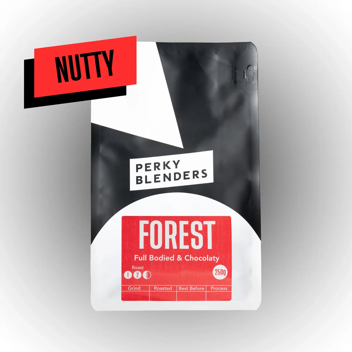 forest blend, brazil coffee from perky blenders - espresso bar (e11)