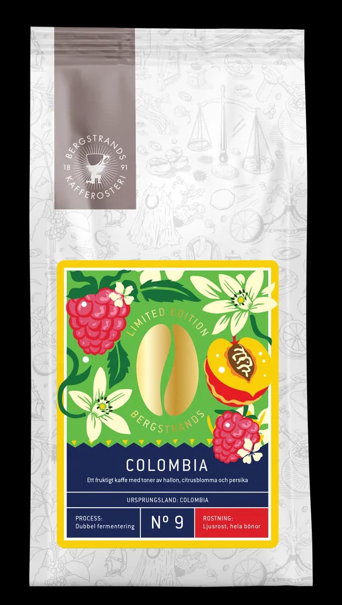 limited edition: colombia, colombia coffee from bergstrands kafferosteri
