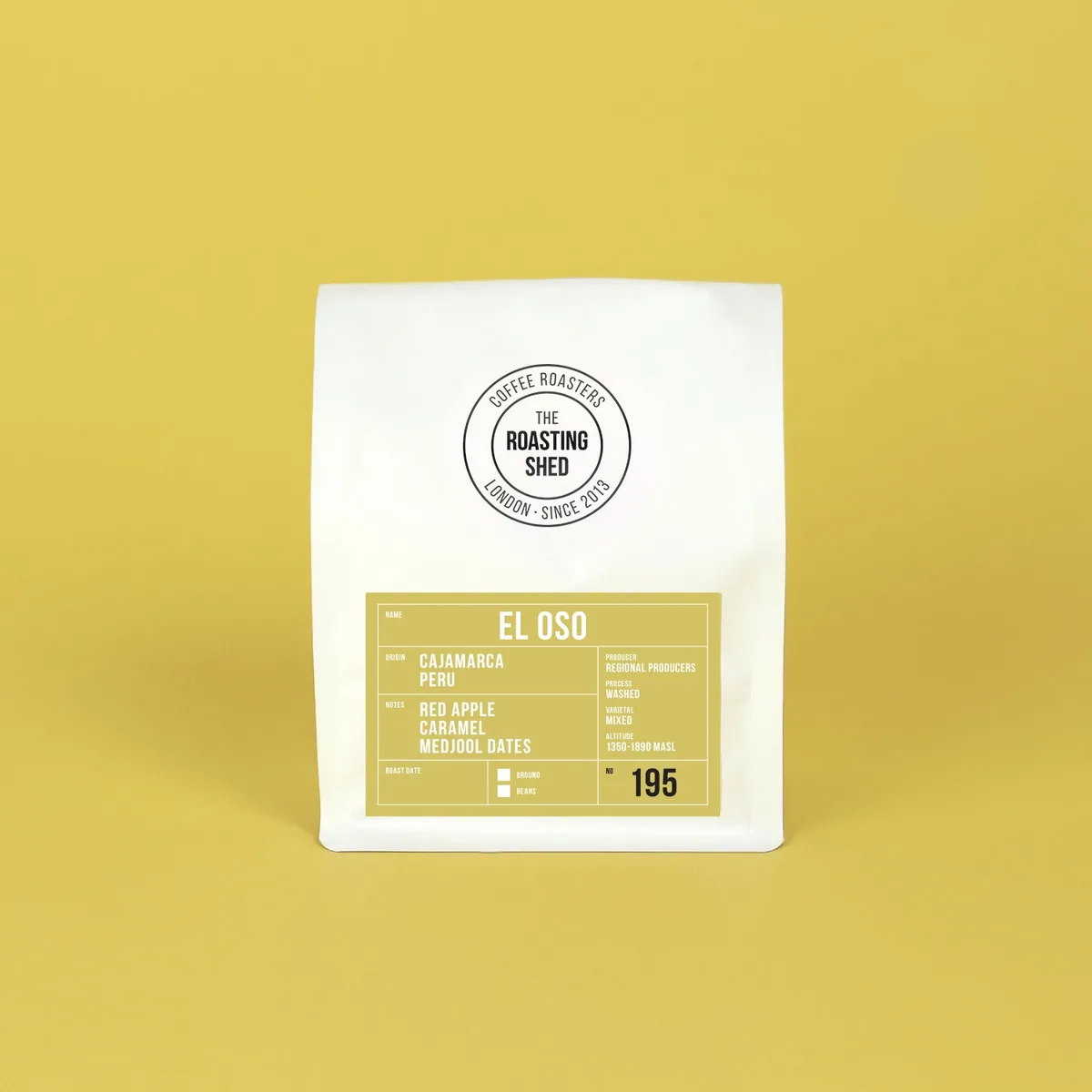 el oso - peru, peru coffee from the roasting shed