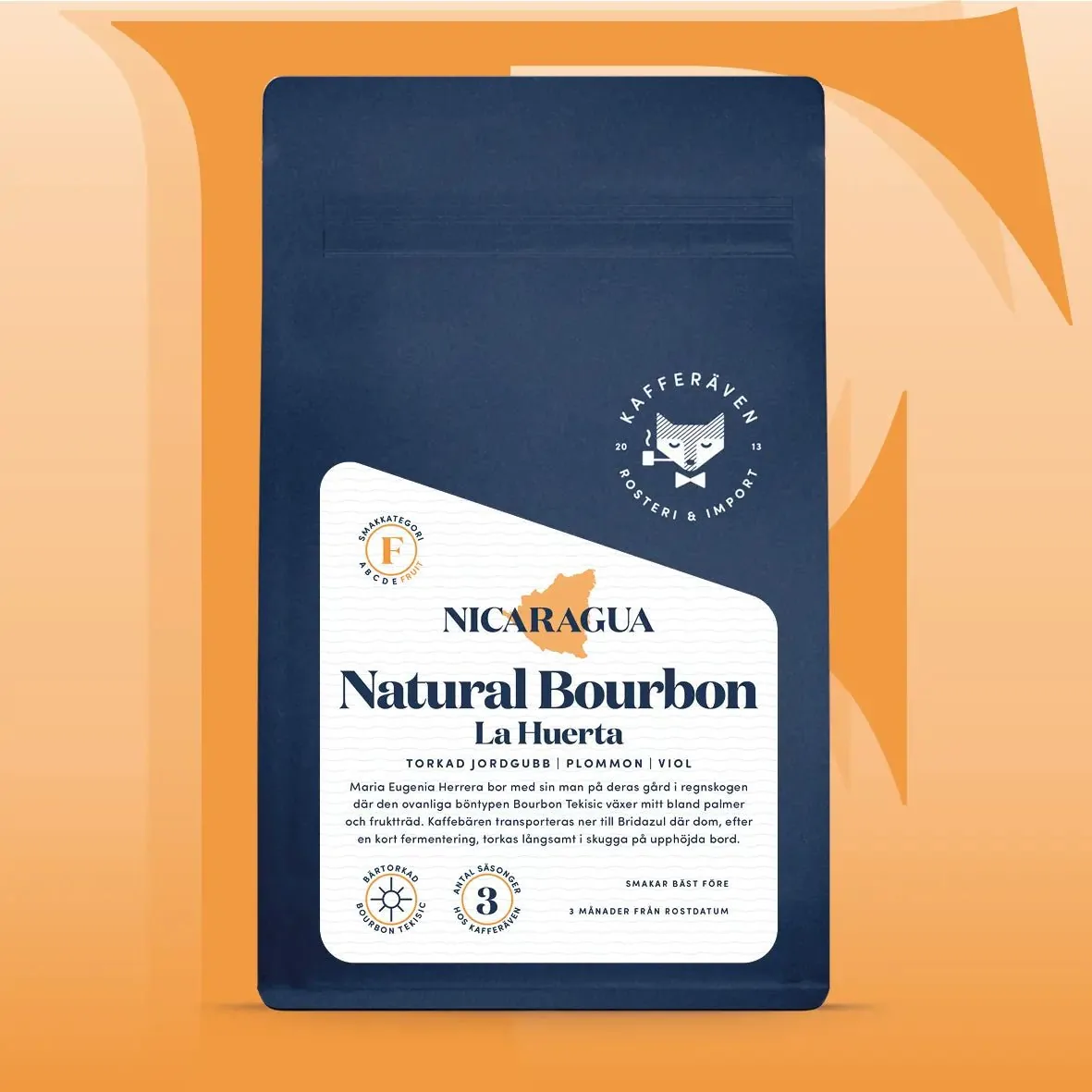 natural bourbon - la huerta kaffe från nicaragua, nicaragua coffee from kafferäven