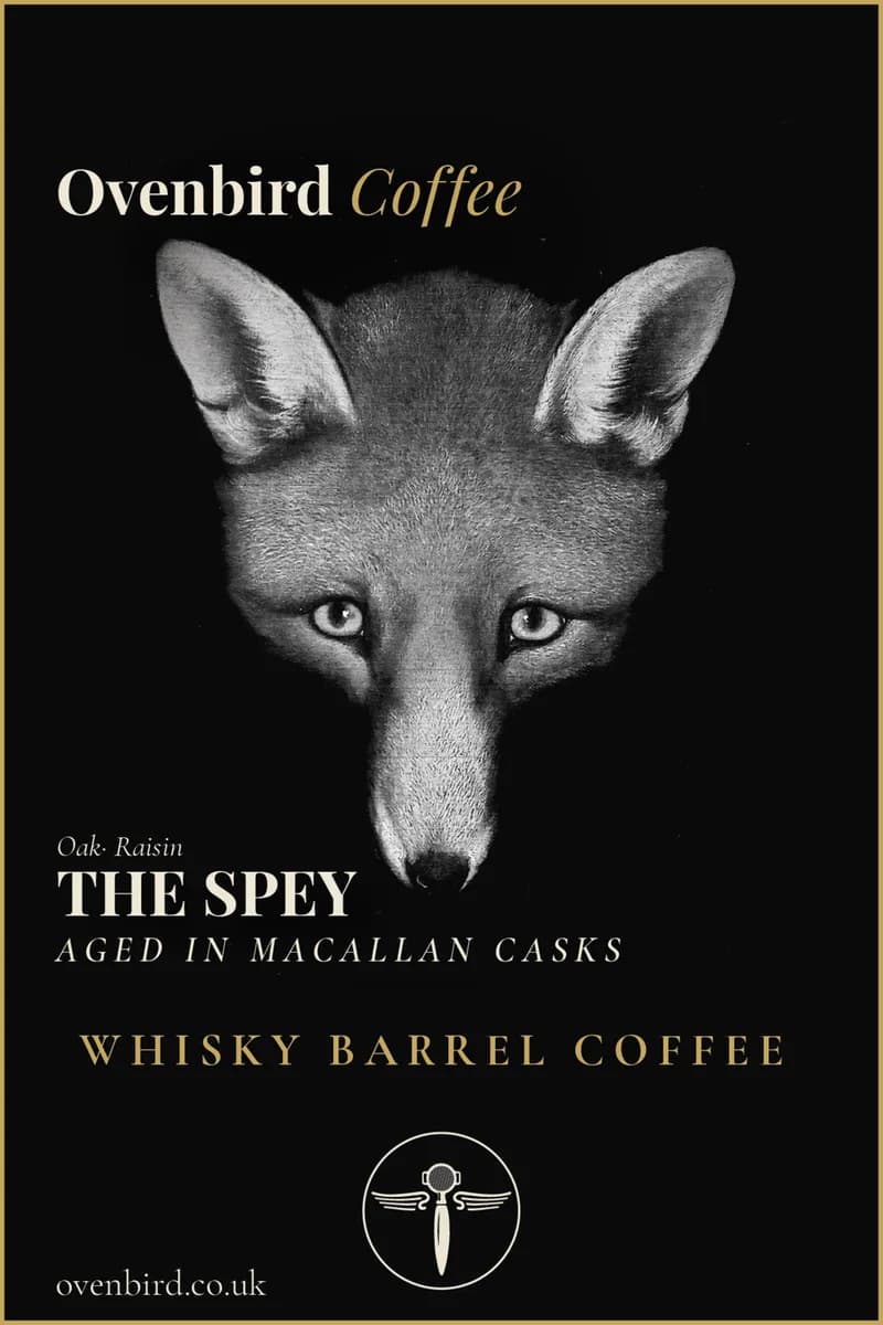 the spey — whisky barrel coffee | macallan, guatemala coffee from ovenbird coffee roasters