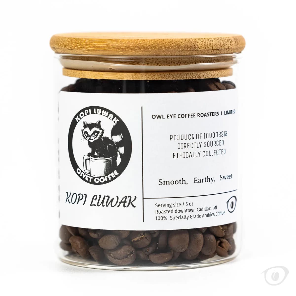 indonesia kopi luwak - limited edition, indonesia coffee from owl eye coffee roasters