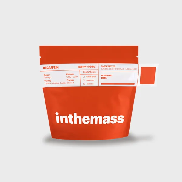 #55 콜롬비아 디카페인 60g, colombia coffee from inthemass