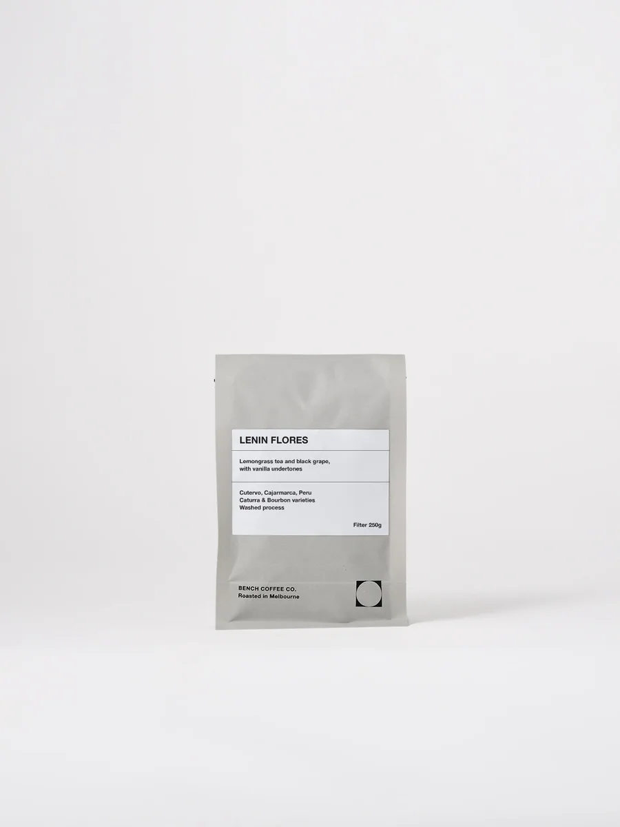 lenin flores, peru, peru coffee from bench coffee co. roastery
