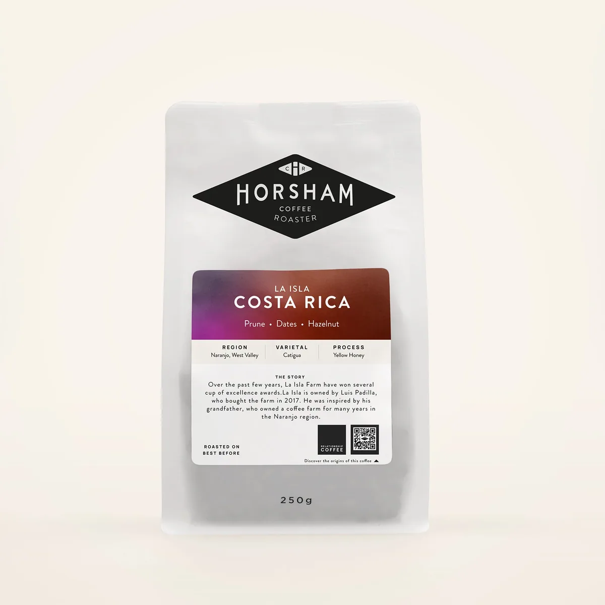 la isla catigua, brazil + costa rica coffee from horsham coffee roaster