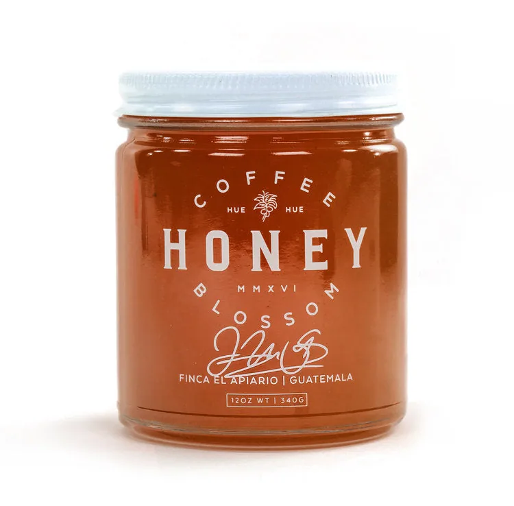 coffee blossom honey, guatemala coffee from fireside coffee co