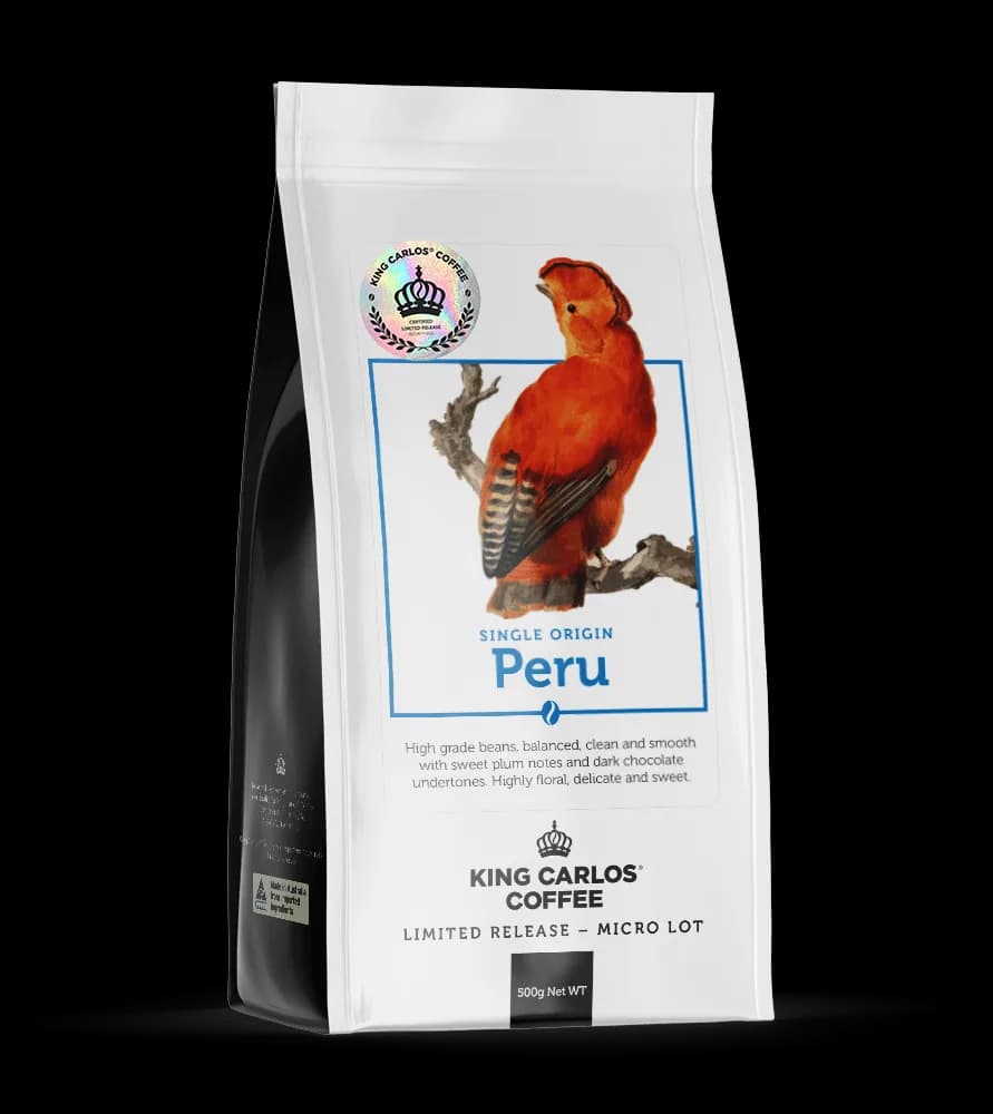 peru washed, peru coffee from king carlos coffee roasters