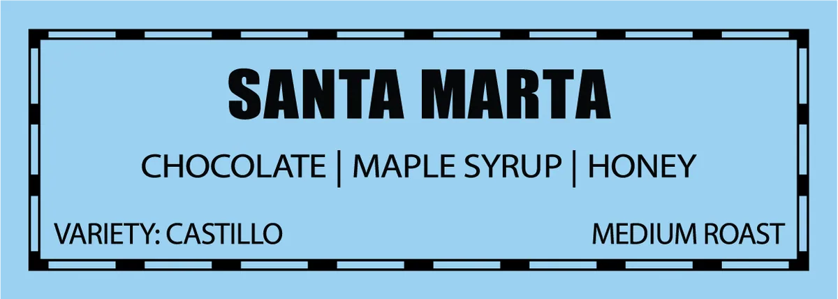 santa marta, colombia coffee from la mulita coffee