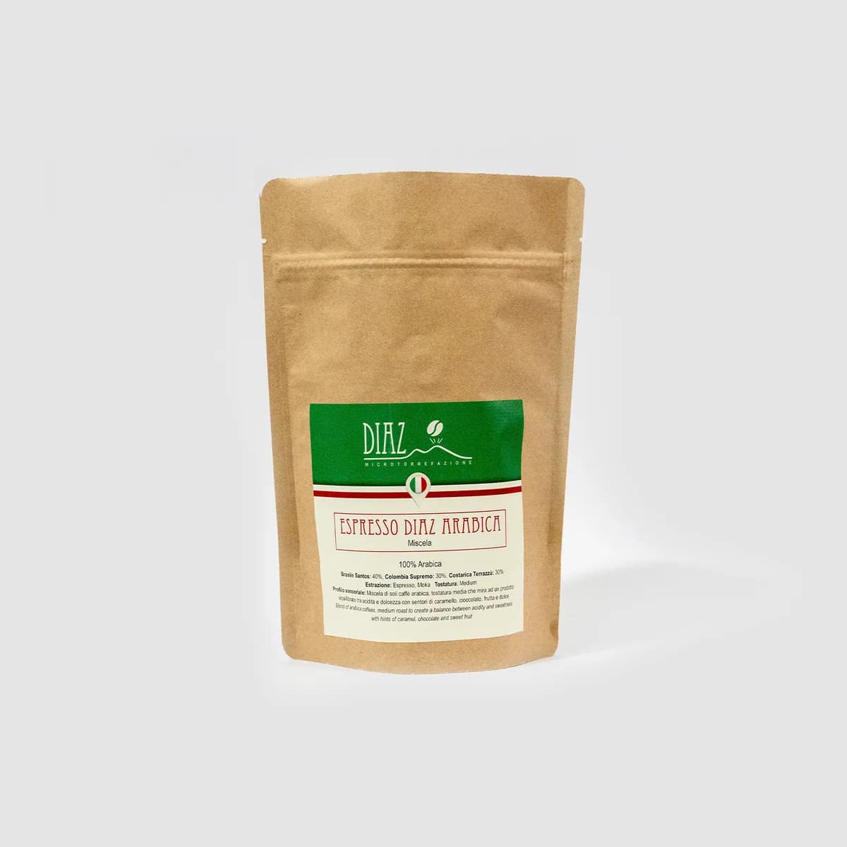 miscela diaz arabica 250gr, colombia + costa rica coffee from diaz microtorrefazione