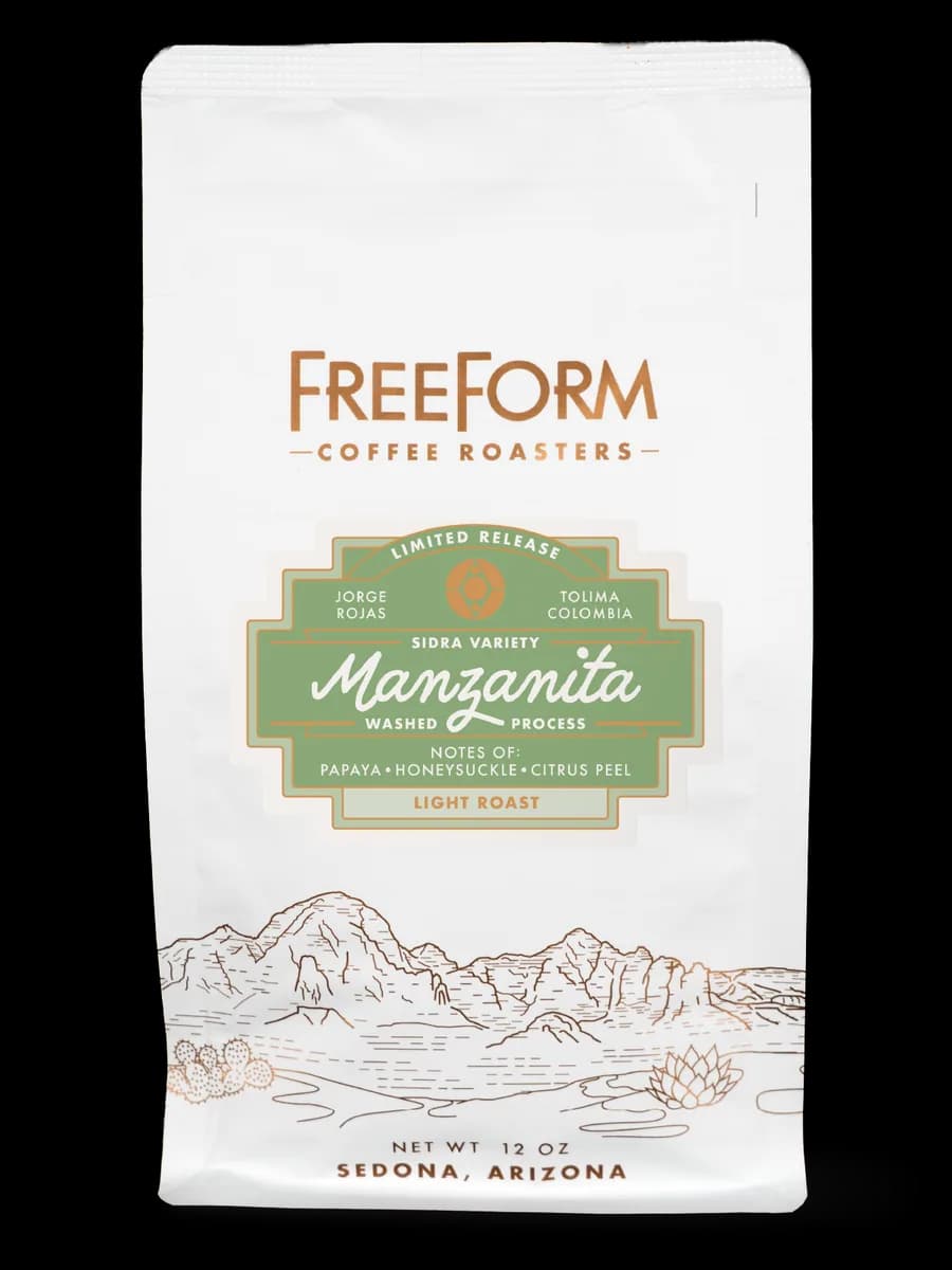 manzanita - jorge rojas, colombia coffee from freeform coffee roasters