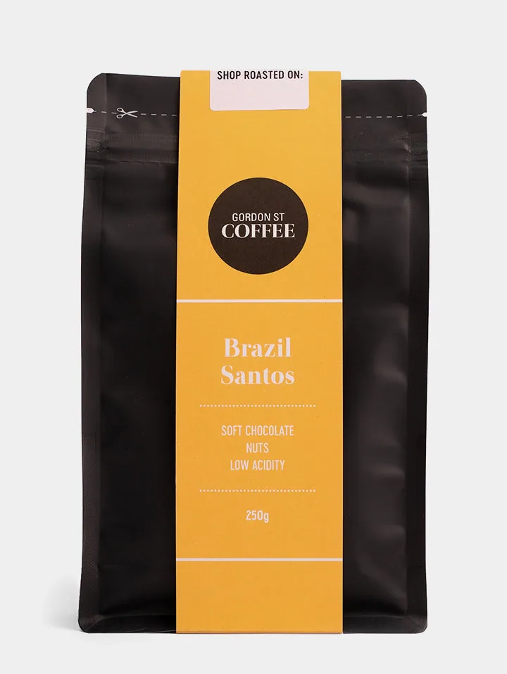 brazil santos, brazil coffee from gordon street coffee