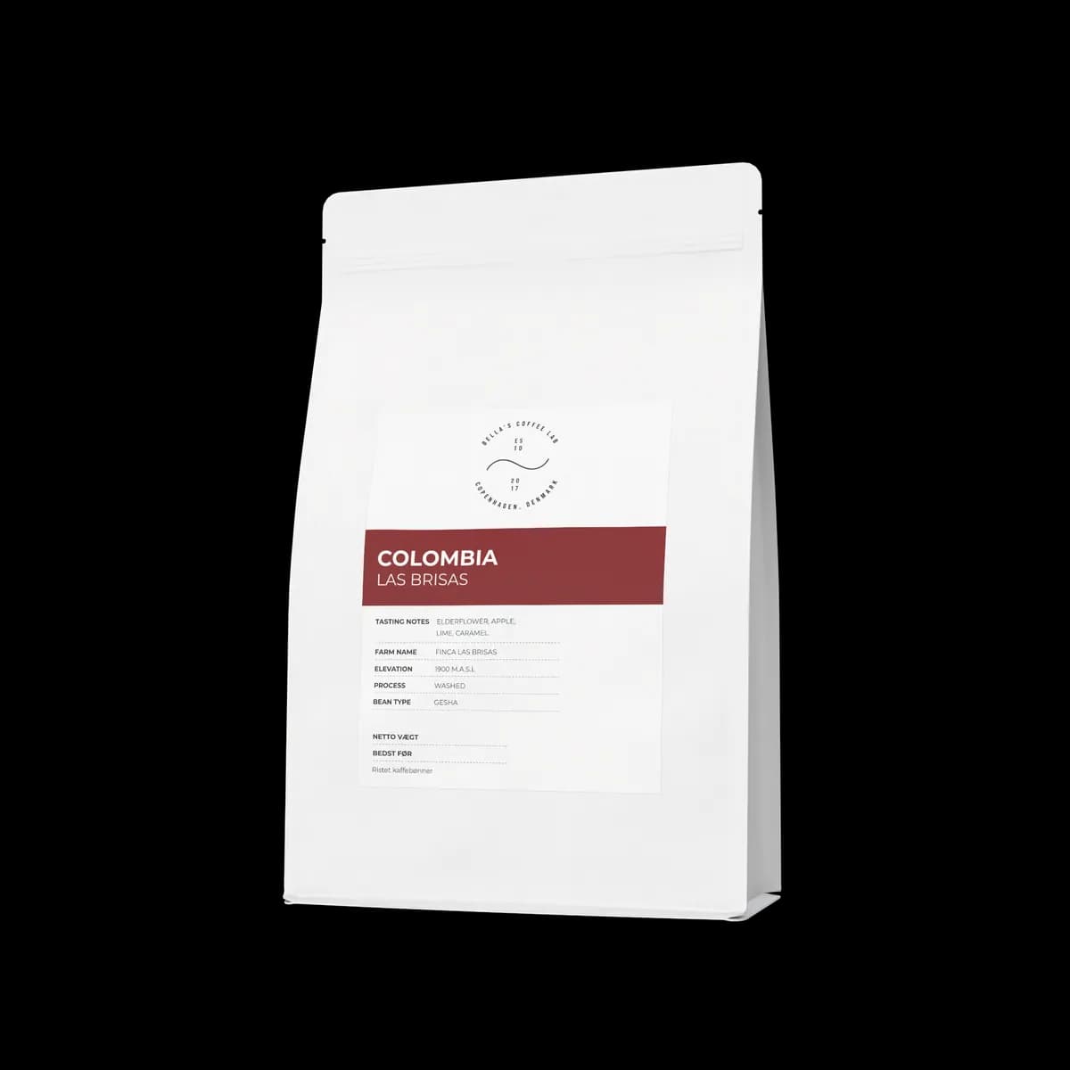 colombia finca las brisas gesha washed, colombia coffee from bellas coffee lab roastery
