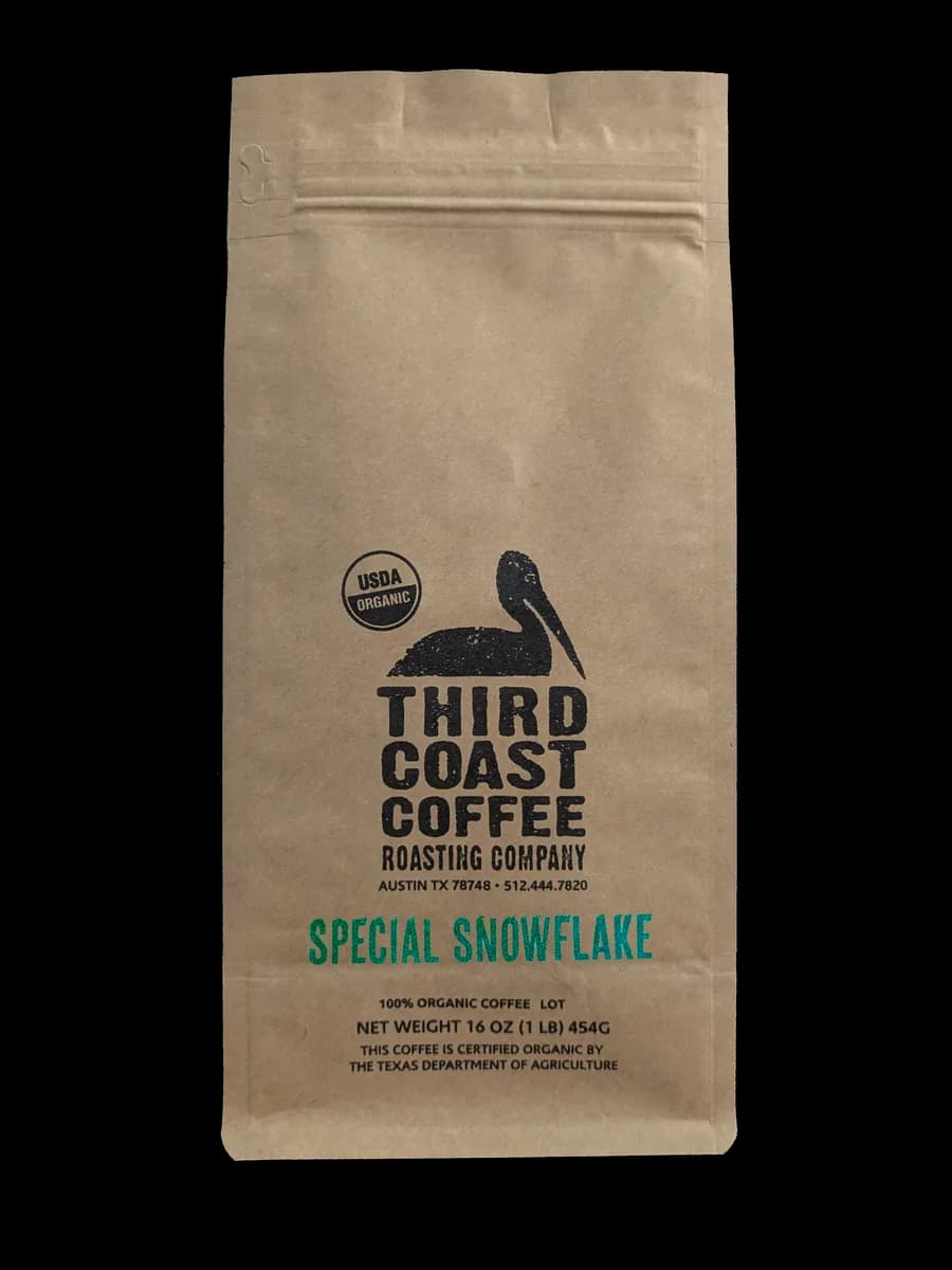 special snowflake blend, indonesia + sumatra coffee from third coast coffee