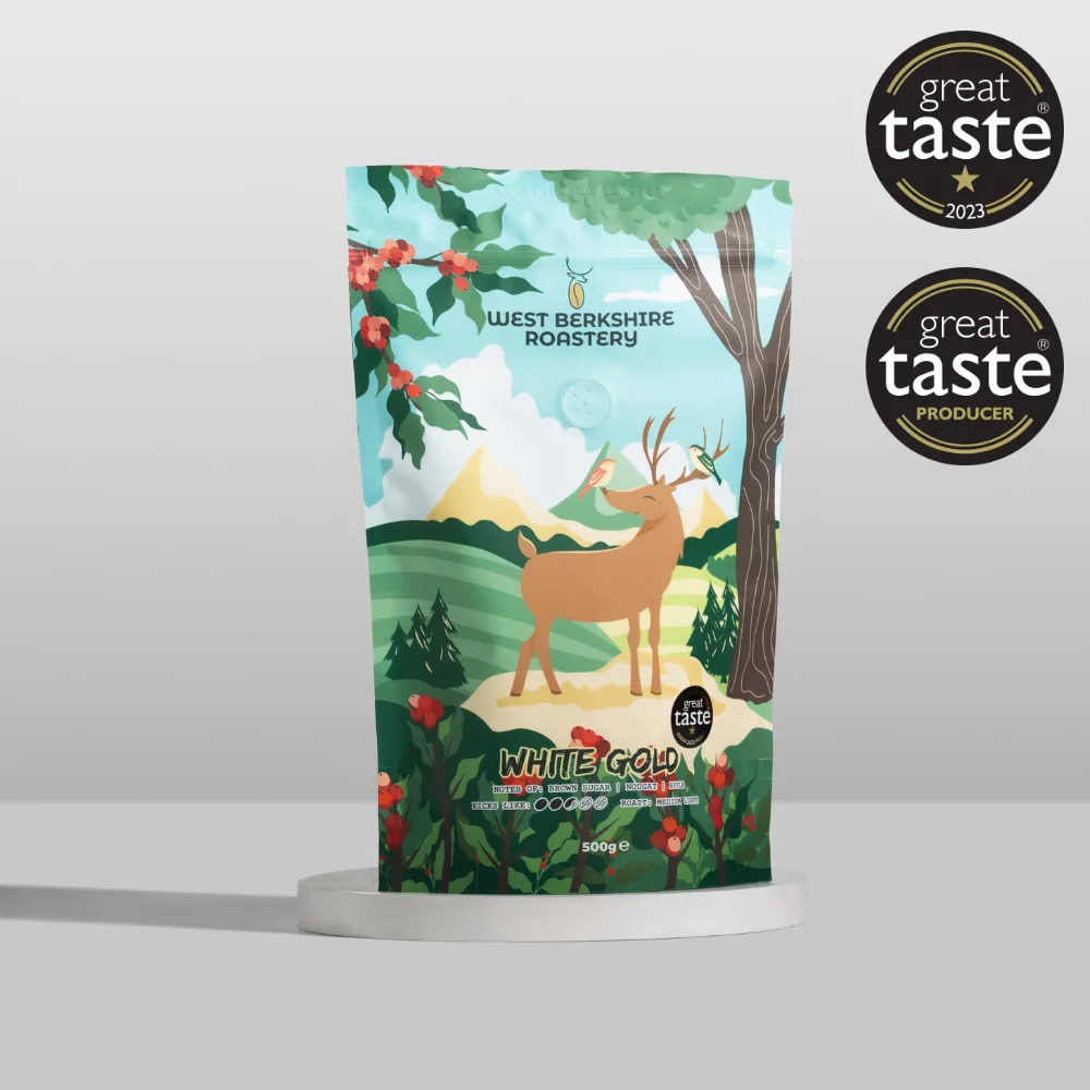 white gold, el salvador coffee from west berkshire roastery