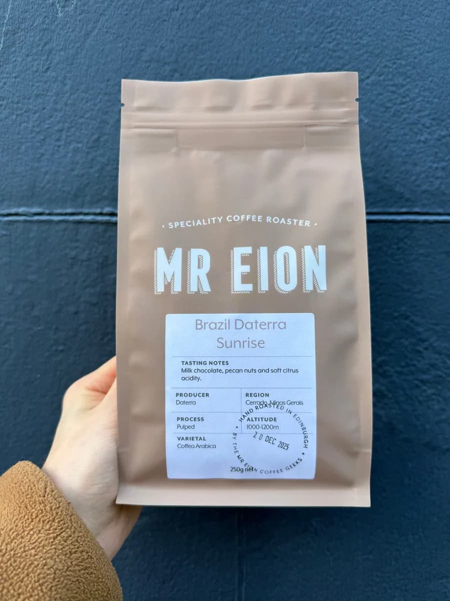 brazil daterra sunrise, brazil coffee from mr eion coffee roaster