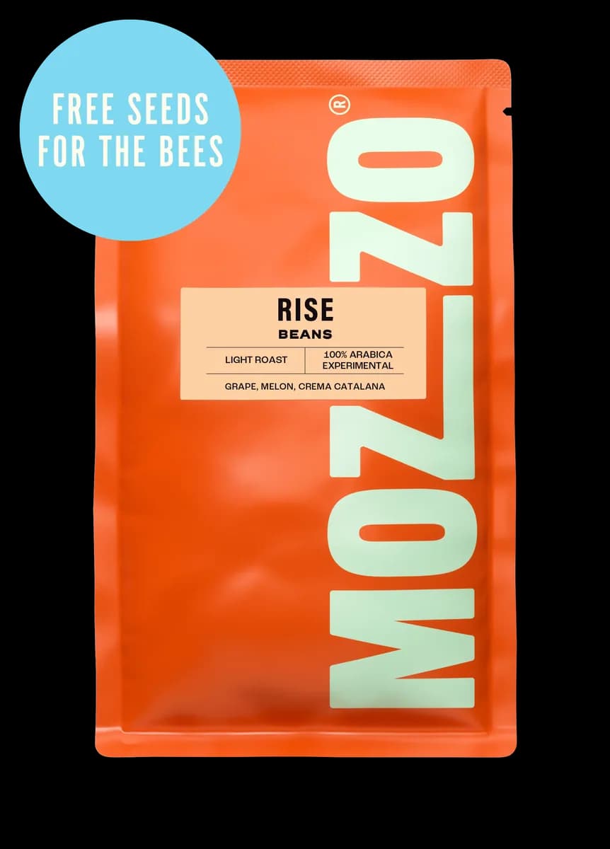 rise, colombia + brazil coffee from mozzo coffee