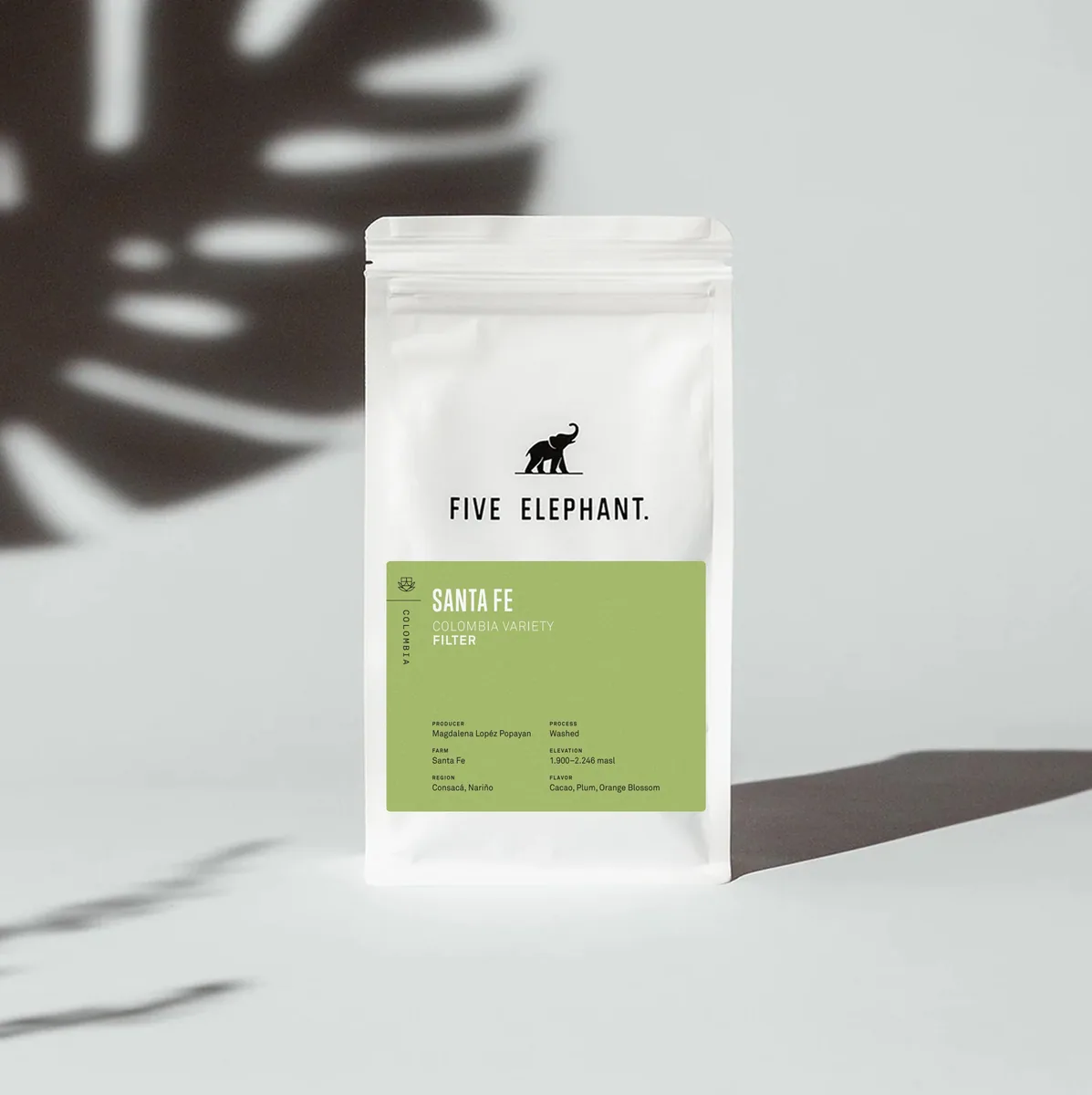 colombia santa fe – filter, colombia coffee from five elephant kollwitz