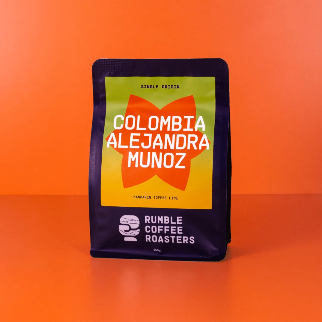 colombia alejandra munoz filter, colombia coffee from rumble coffee roasters - macaulay road espresso bar