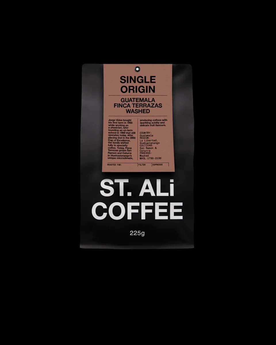 guatemala | terrazas washed, guatemala coffee from st. ali coffee roasters - south melbourne