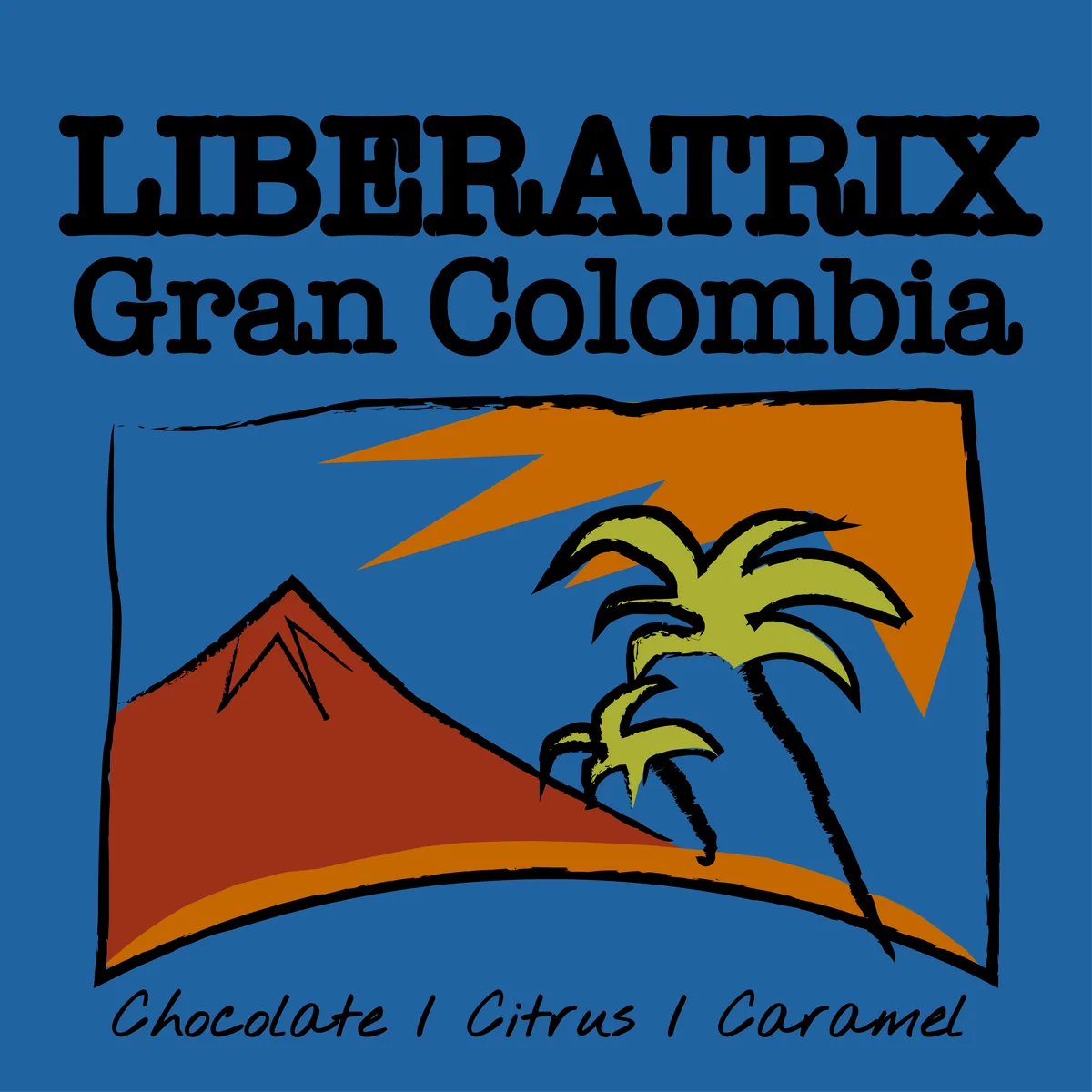 liberatrix - gran colombia, colombia coffee from coffee monger's roasting company