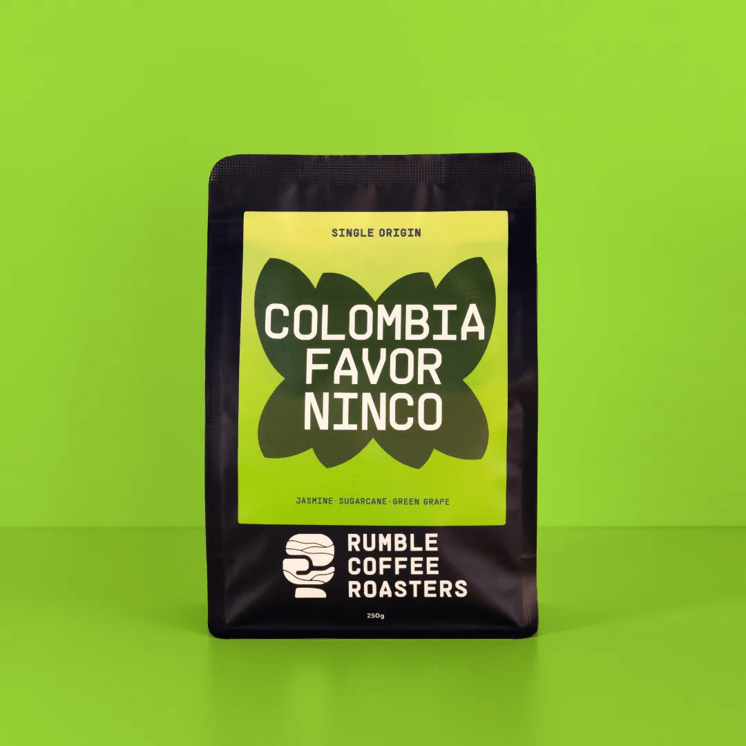 colombia favor ninco filter, colombia coffee from rumble coffee roasters - macaulay road espresso bar