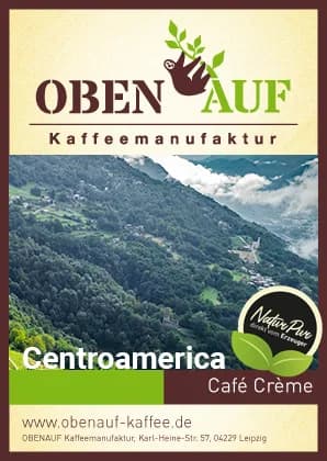 centroamerica – kaffee creme, el salvador coffee from obenauf kaffeemanufaktur gmbh (rösterei & kaffeemaschinen vertrieb + reparatur)