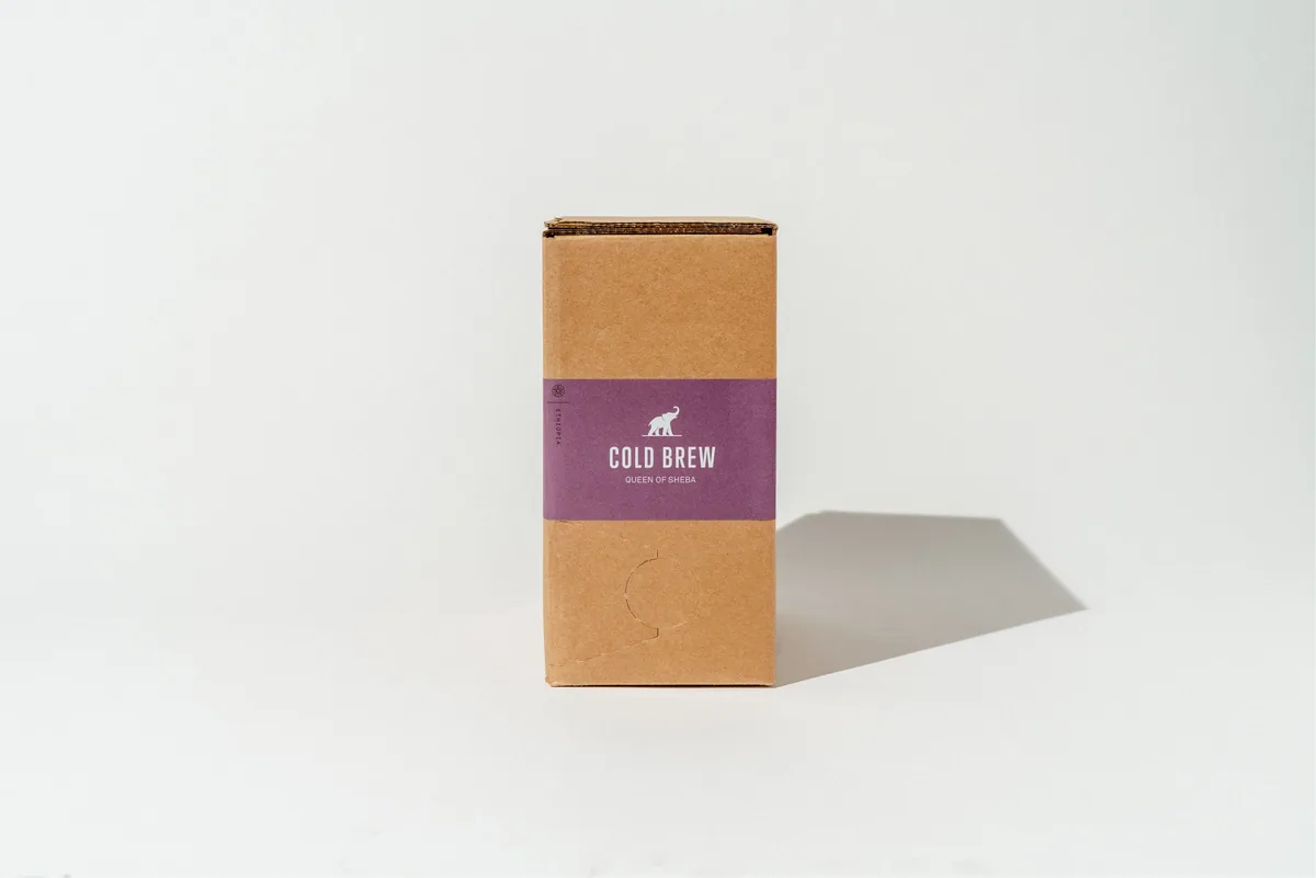 cold brew - ethiopia queen of sheba, ethiopia coffee from five elephant