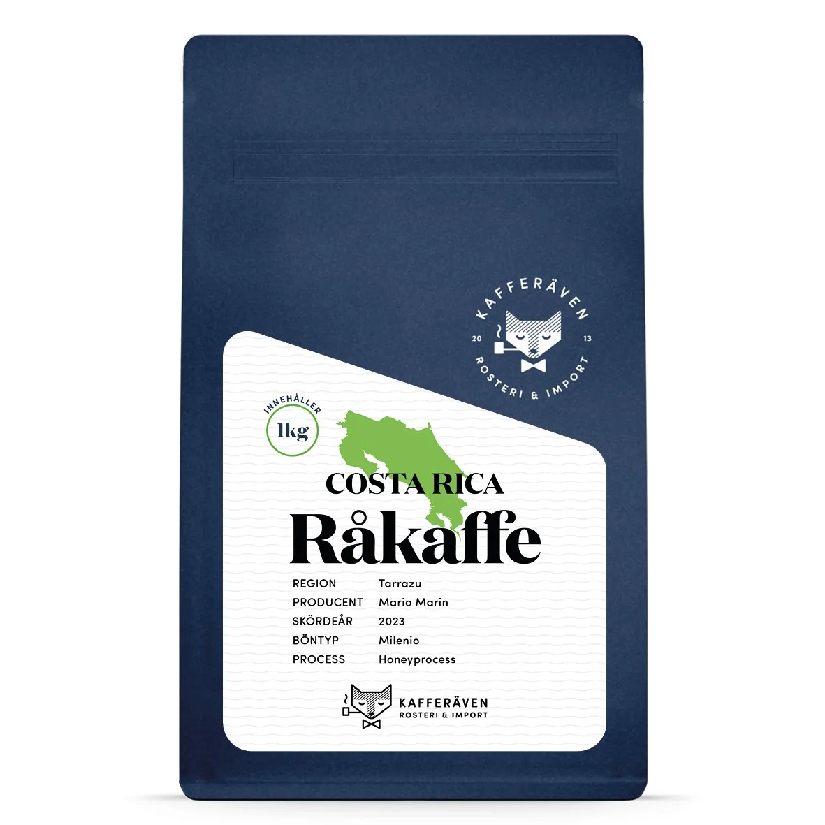 råkaffe vara blanca costa rica, costa rica coffee from kafferäven
