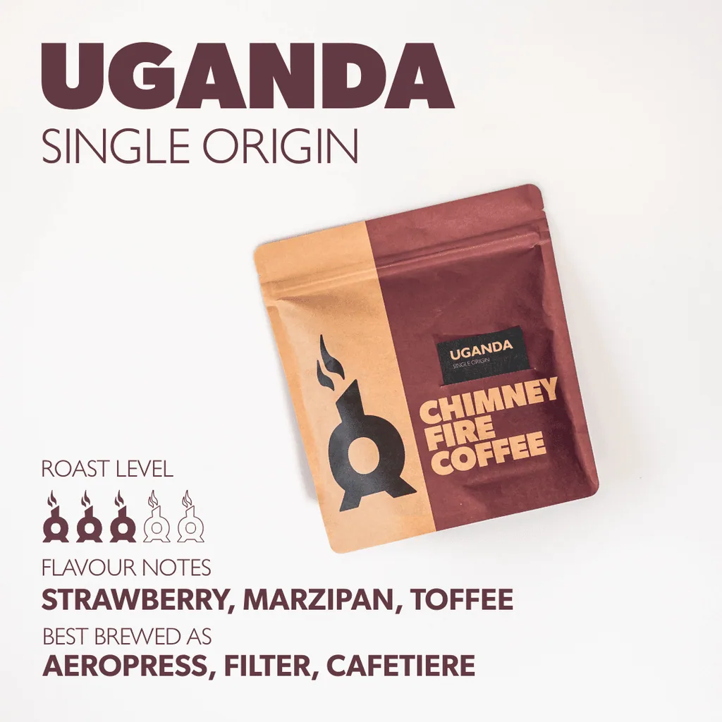 uganda bukonzo dream, uganda coffee from chimney fire coffee
