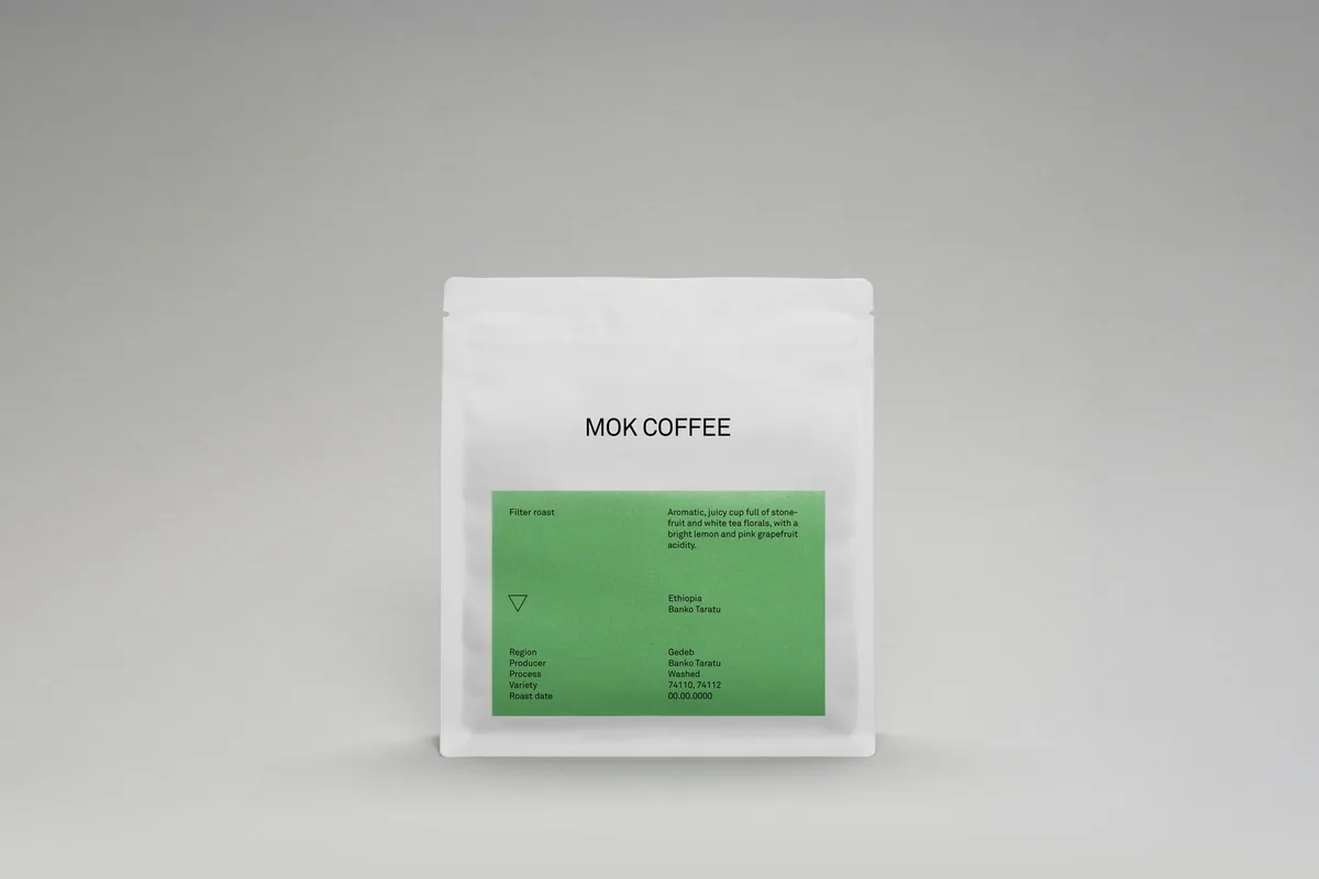 ethiopia, banko taratu, washed, ethiopia coffee from mok