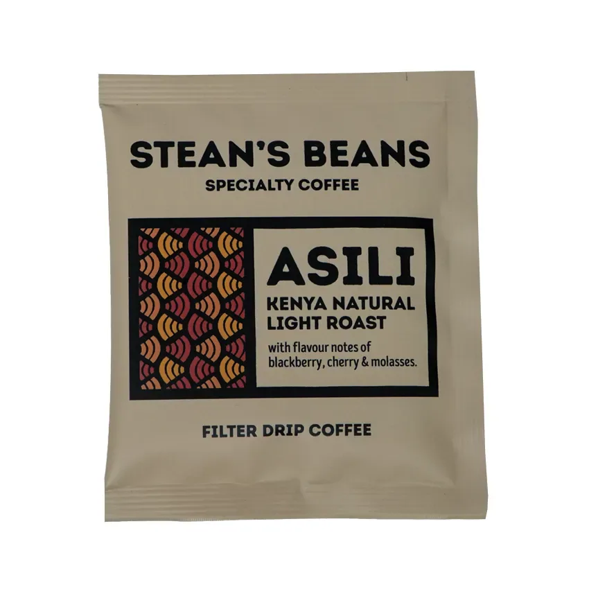 filter drip bags – asili kenya, kenya coffee from stean's beans