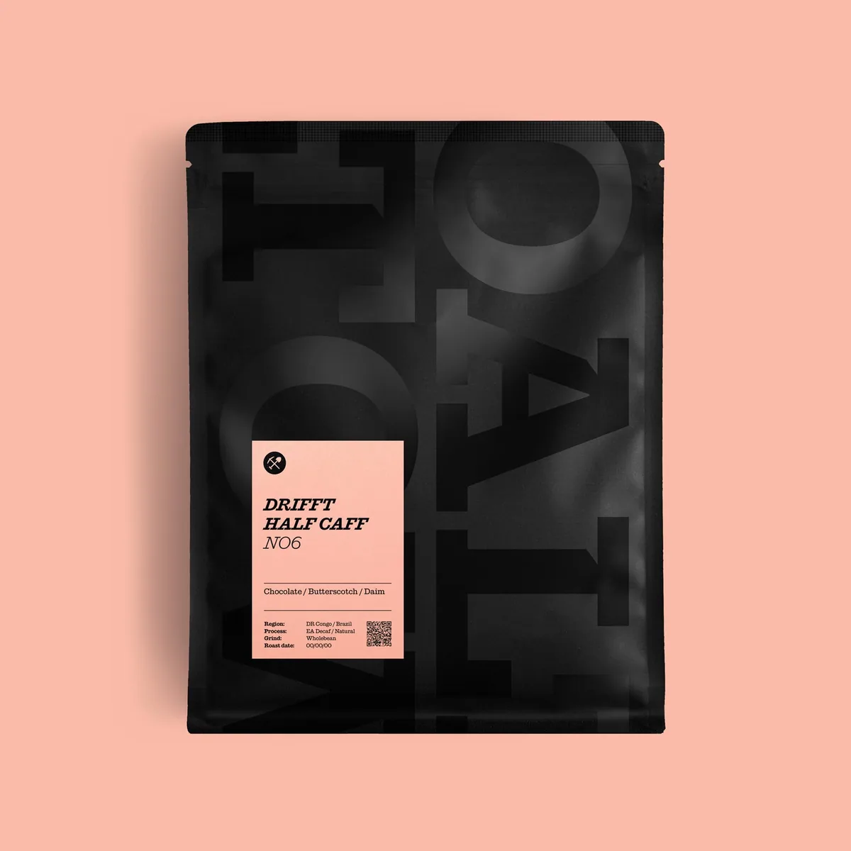 drifft half caff no.6, brazil + peru coffee from coaltown coffee roasters