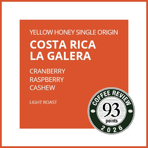 costa rica la galera microlot, costa rica coffee from roadmap coffeeworks - roastery, tasting room and drive thru
