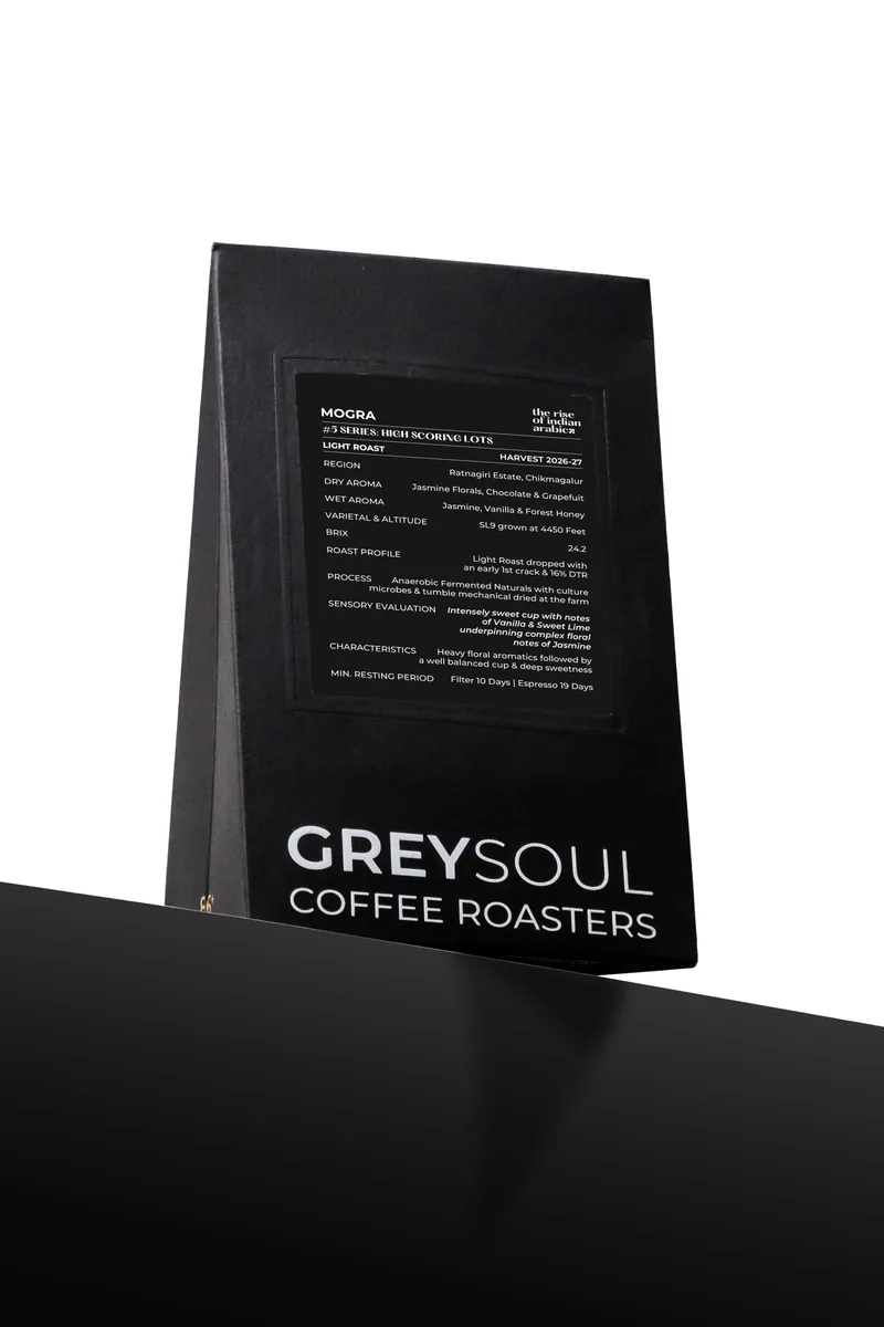 mogra, india coffee from grey soul coffee roasters (koregaon park)