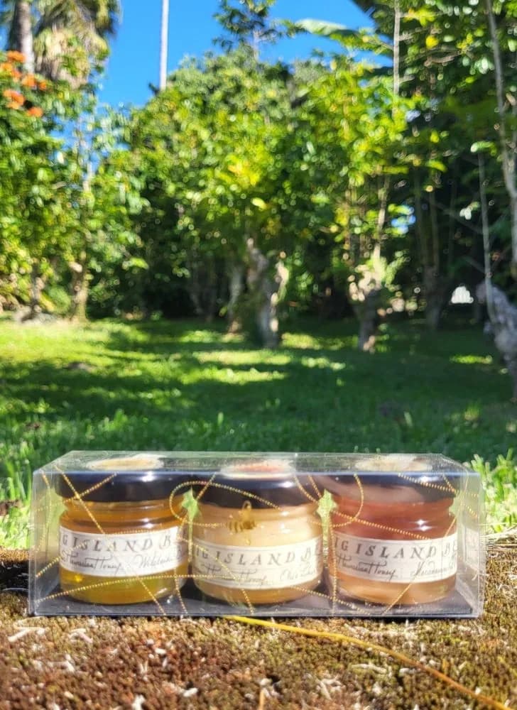 organic hawaiian honey - combo 3 pack - 1oz. jars, hawaii coffee from greenwell farms