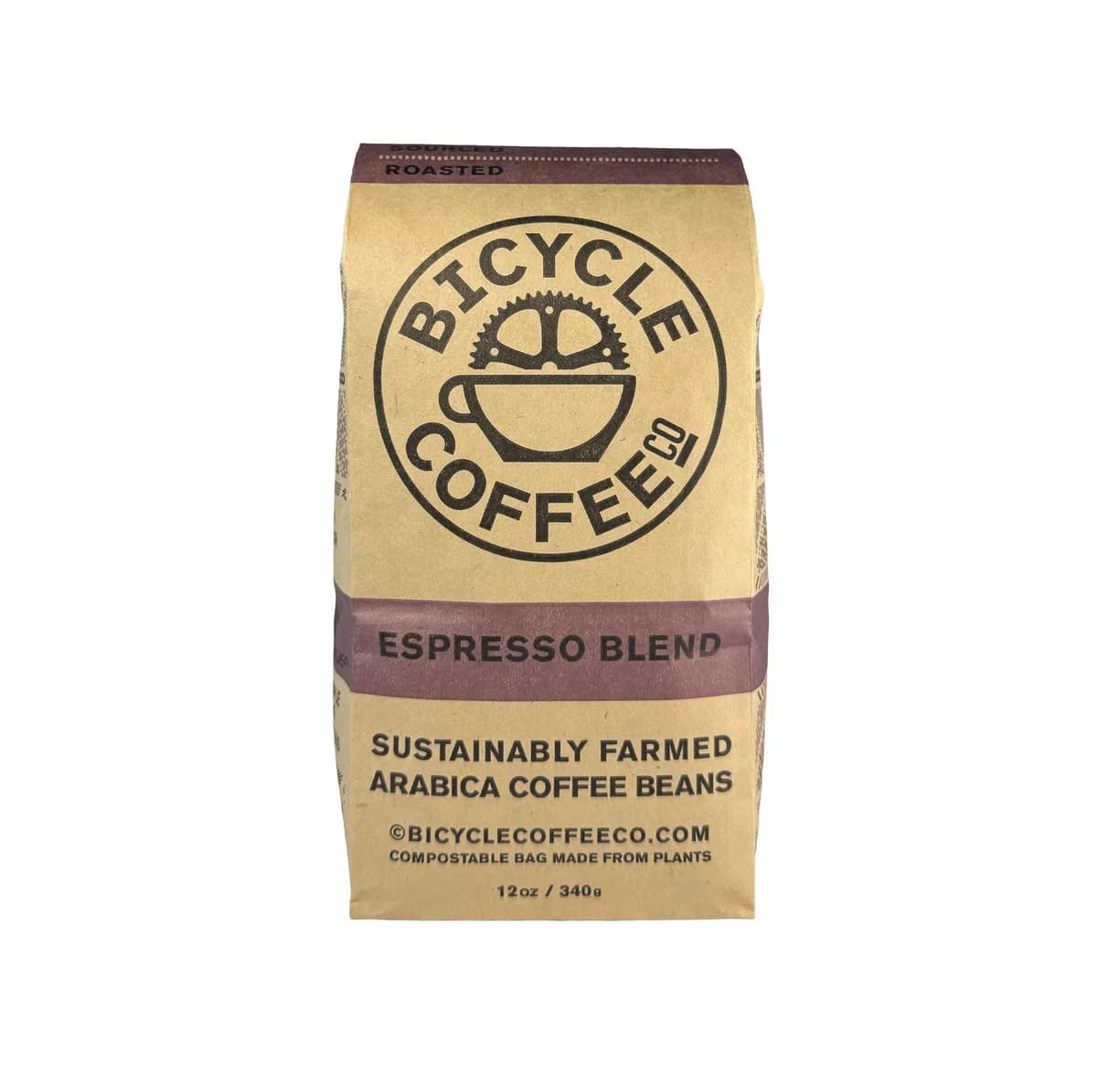 12 oz espresso blend retail bag, ethiopia coffee from bicycle coffee