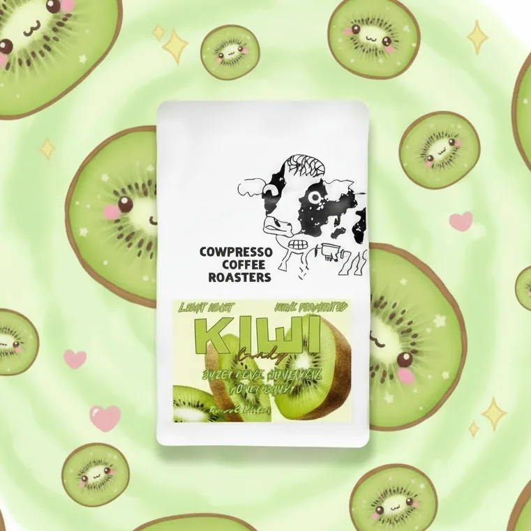 kiwi candy (innovation series), colombia coffee from cowpresso coffee roasters singapore