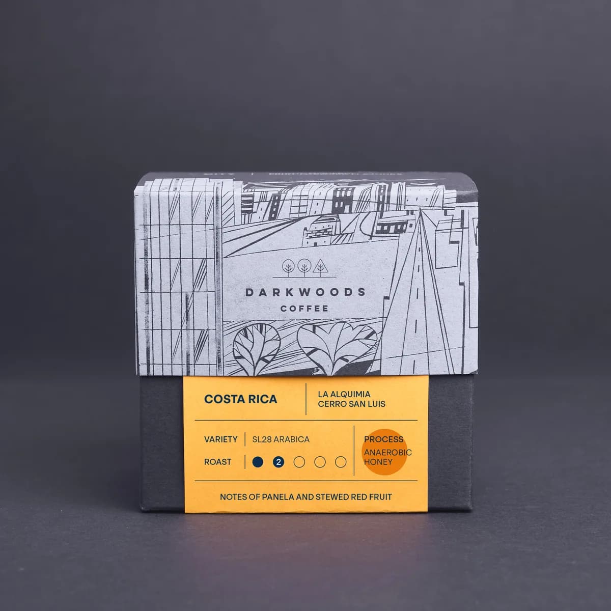 costa rica la alquimia (anaerobic honey), costa rica coffee from dark woods coffee ltd