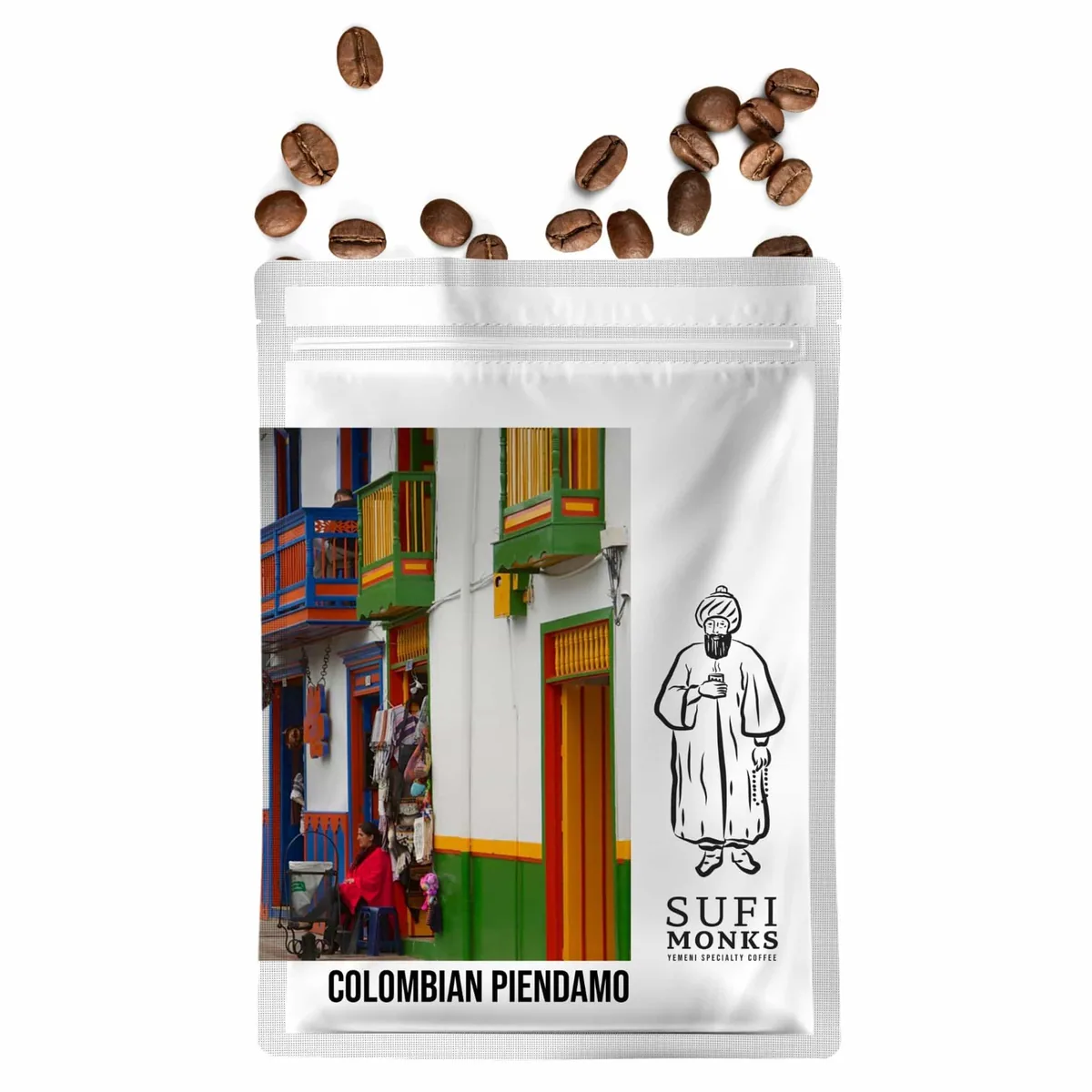 colombia piendamo coffee, colombia coffee from sufi monks