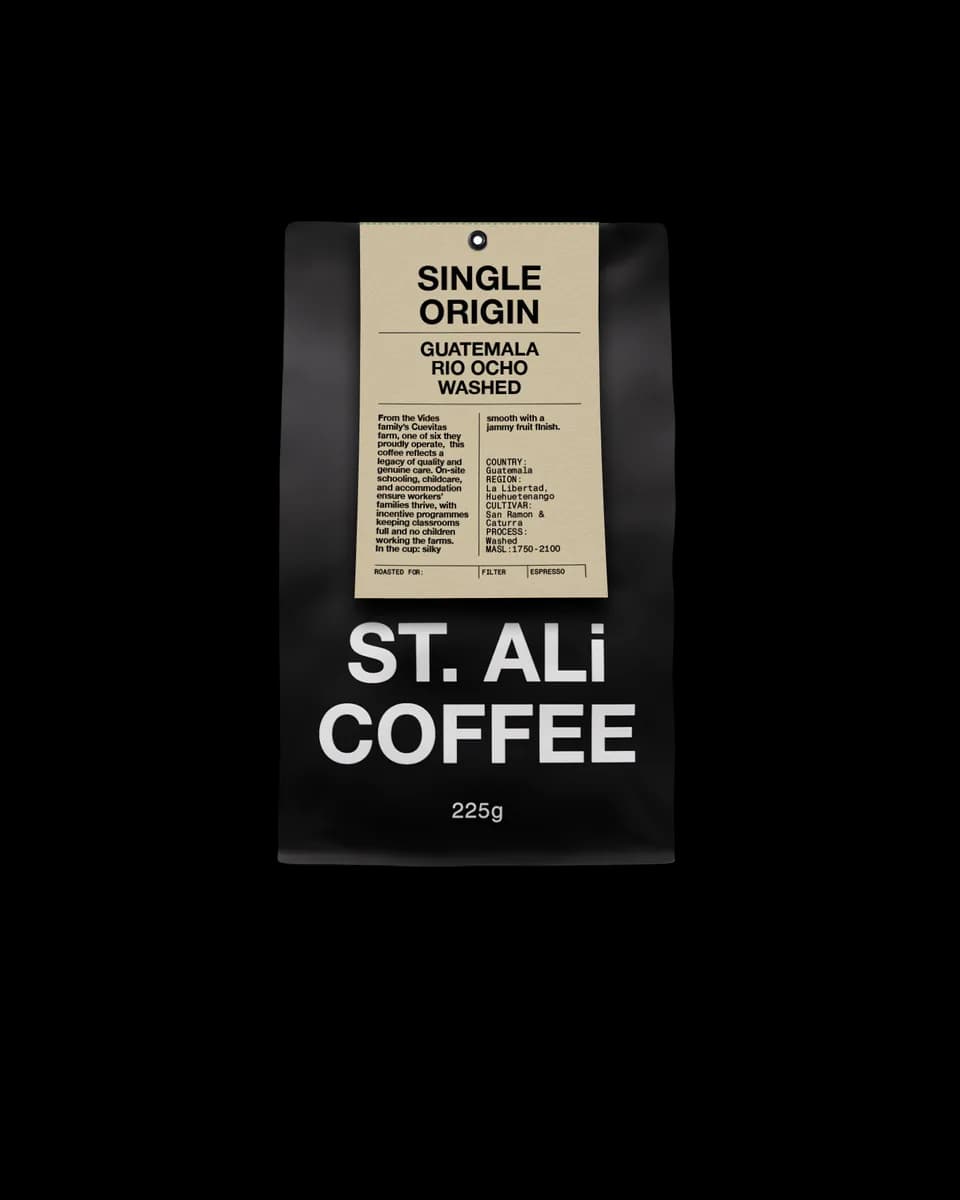 guatemala | rio ocho washed, guatemala coffee from st. ali coffee roasters - south melbourne