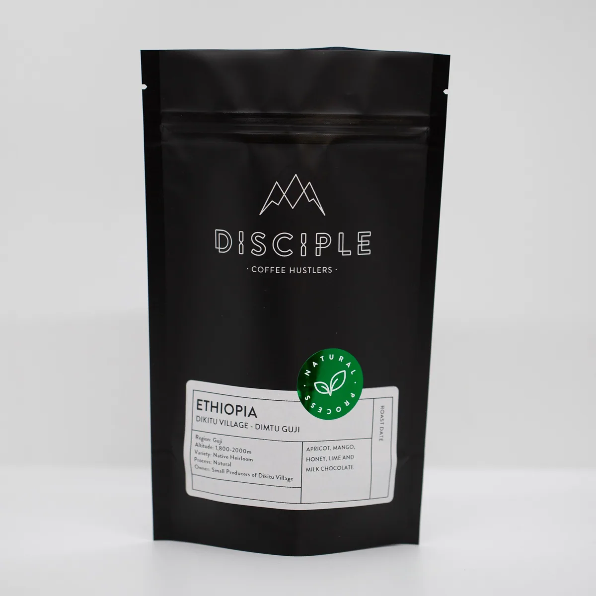 ethiopia - dikitu village dimtu guji / natural, ethiopia coffee from disciple roasters