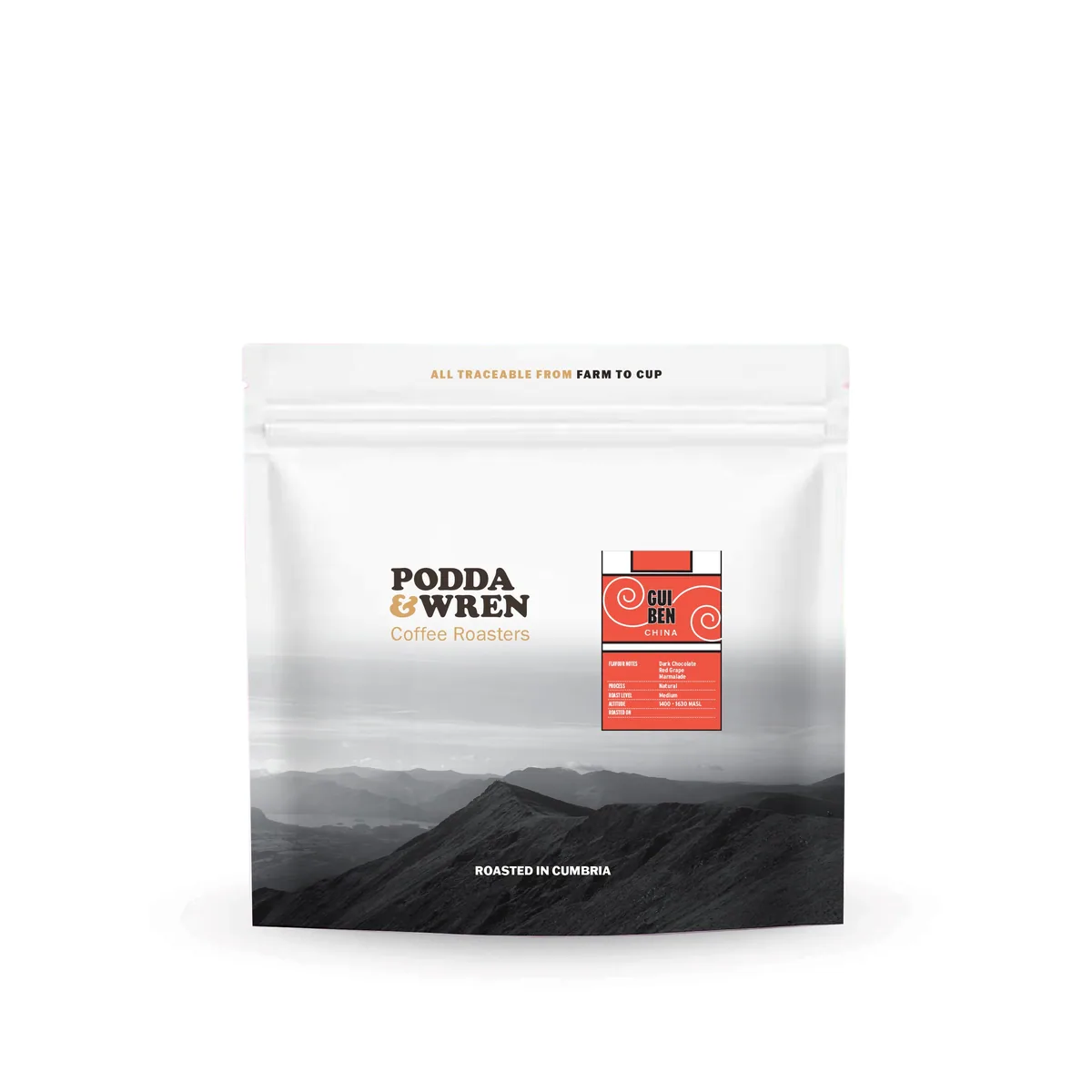 china - gui ben, yunnan coffee from podda & wren coffee roasters