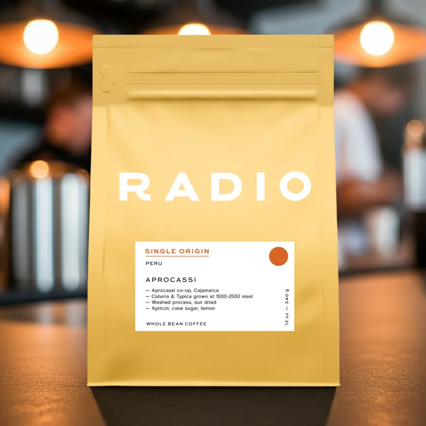 peru: aprocassi, peru coffee from radio roasters coffee