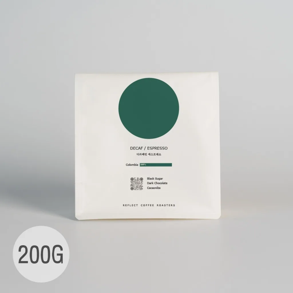 리플렉트커피 디카페인 에스프레소, colombia coffee from reflect coffee roasters