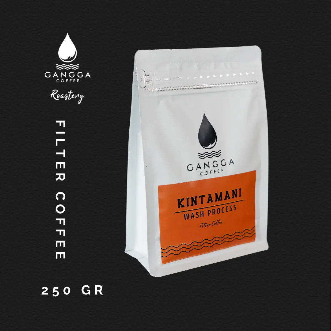 kintamani coffee full wash process, indonesia coffee from gangga roastery - bali coffee roaster
