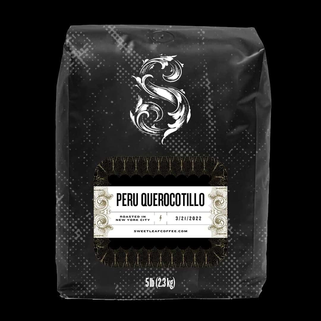 peru querocotillo 5lb, peru coffee from sweetleaf coffee roasters