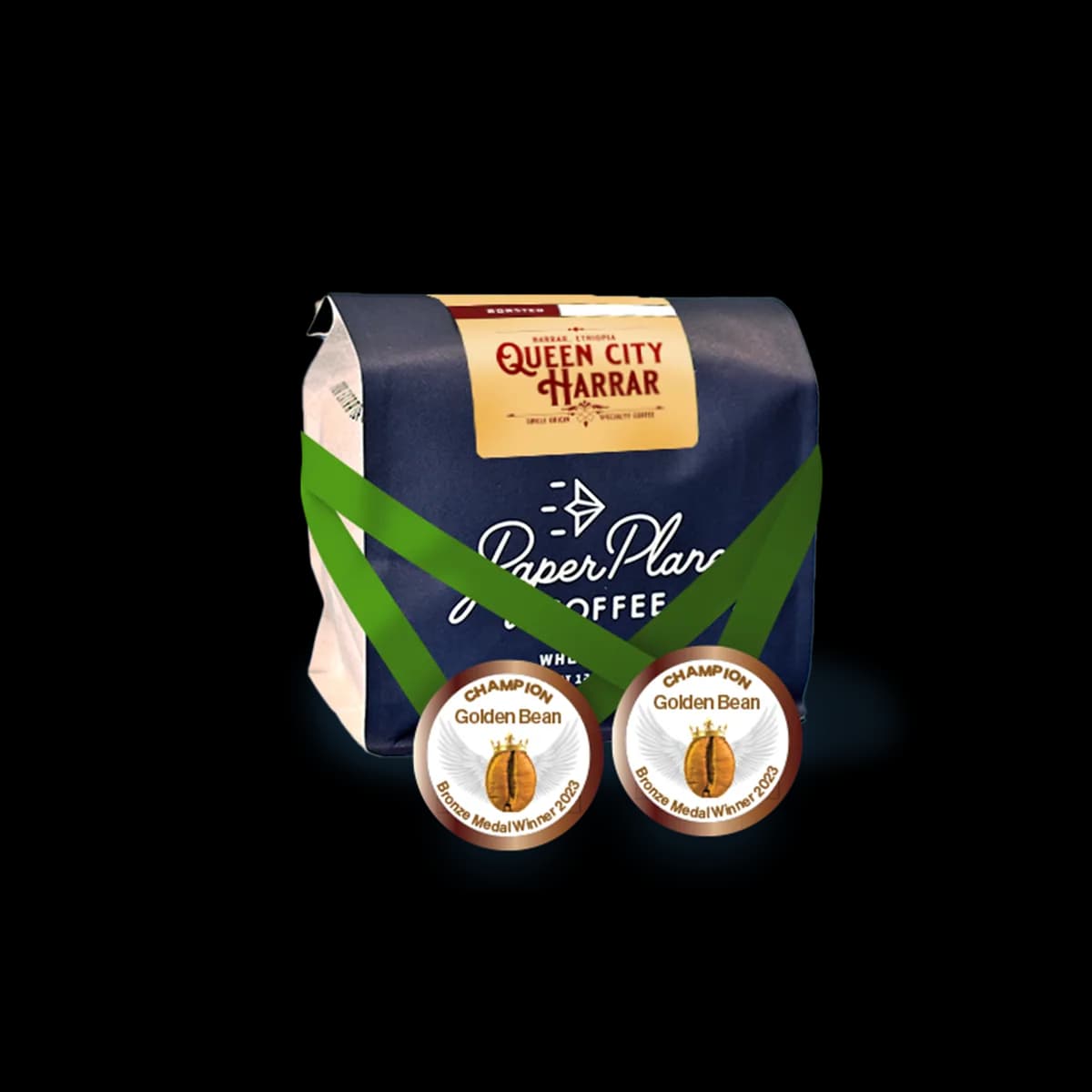 queen city harrar, natural ethiopian, ethiopia coffee from paper plane coffee co.